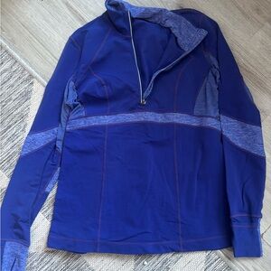 lululemon athletica Women's Purple Quarter-Zip Hoodie